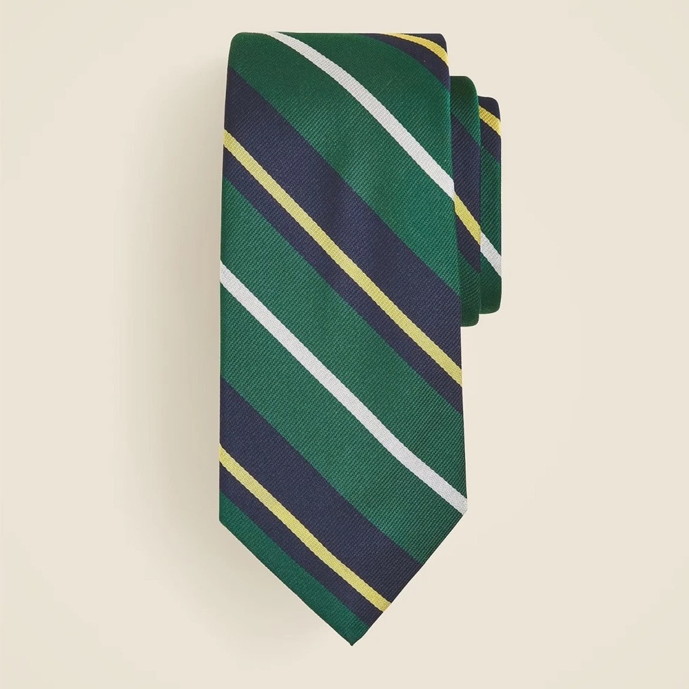 NWT J. Crew Men’s Repp Silk Tie